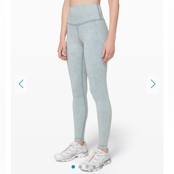 lululemon athletica Pants - Lululemon Wunder Under Hi-Rise Tight 28" *Full-On Luxtreme Washed Chambray 8